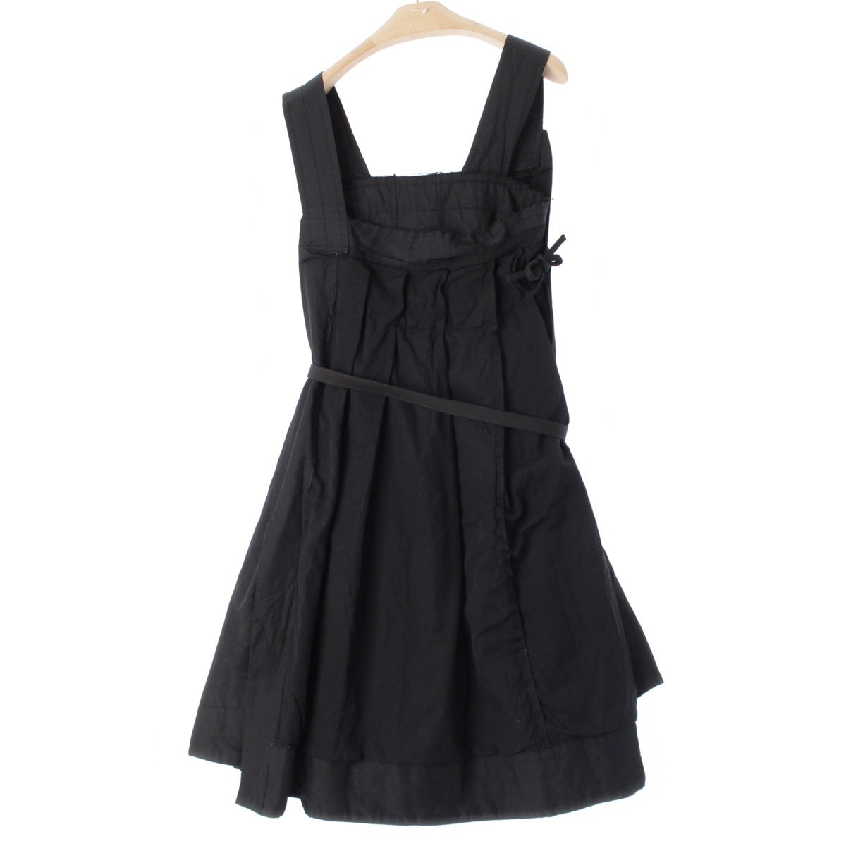 COMME des GARCONS Polyester shrunken deformed belt skirt GS-A009 black S