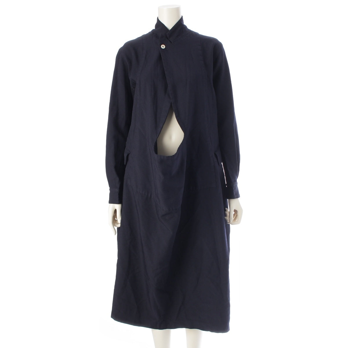 COMME des GARCONS polyester Hole Deformation one piece GP-O007 Navy S