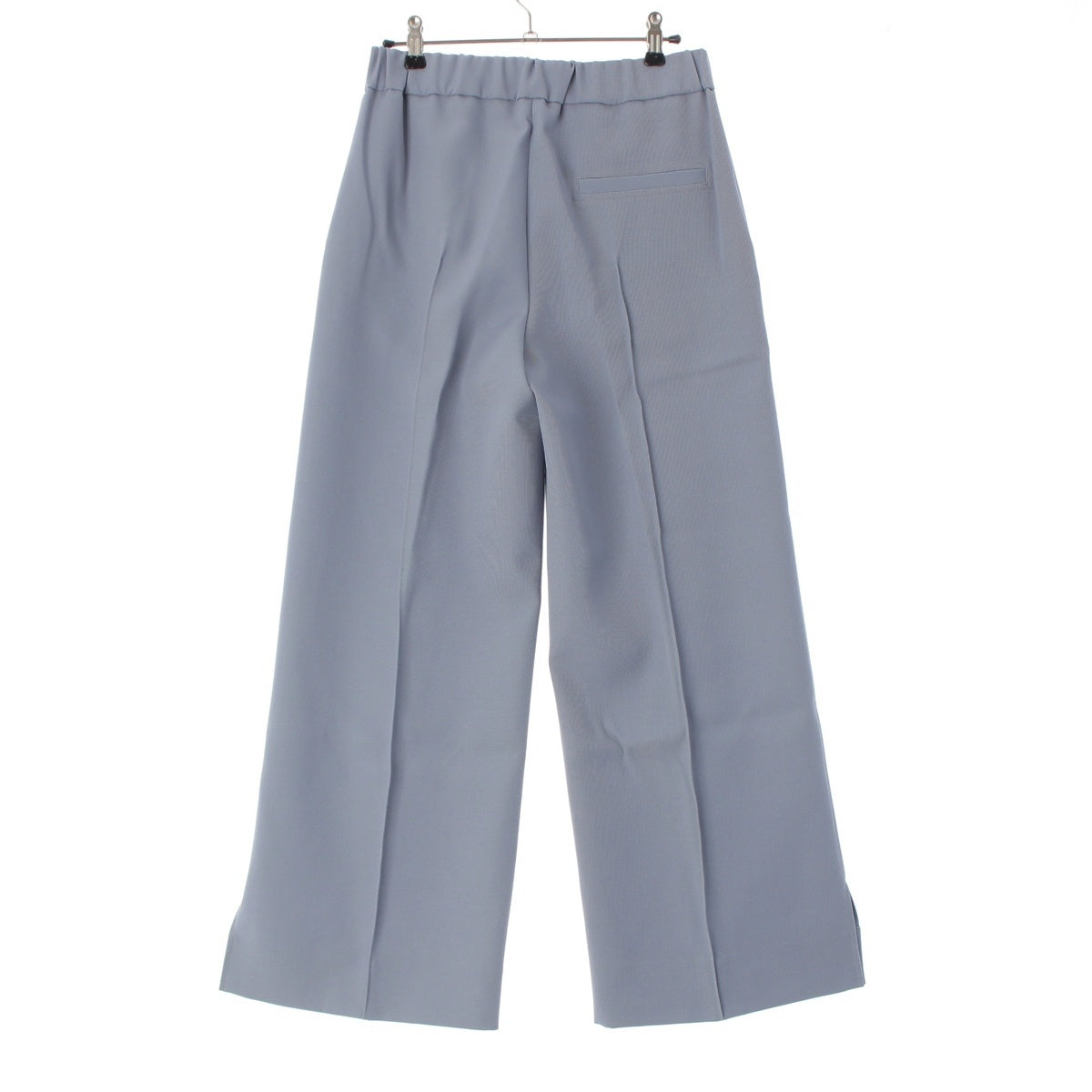JIL SANDER wool Front Pleated Slacks Pants J02KA0011 Sac blue 32