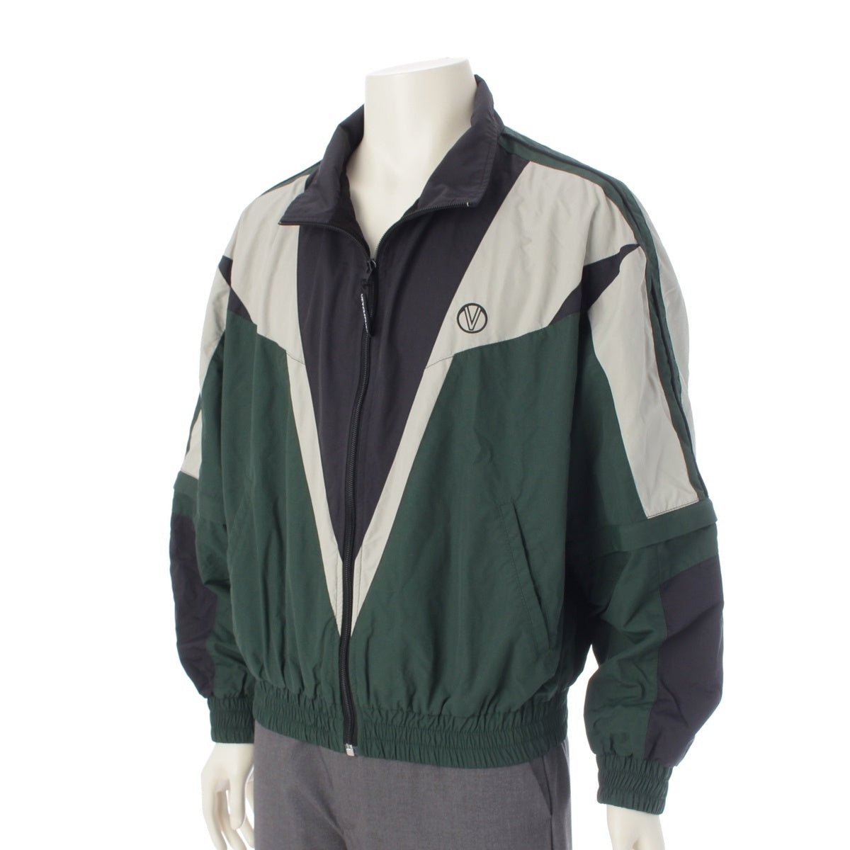 VETEMENTS Adidas Gardrobes Collection Jacket Green White Black M