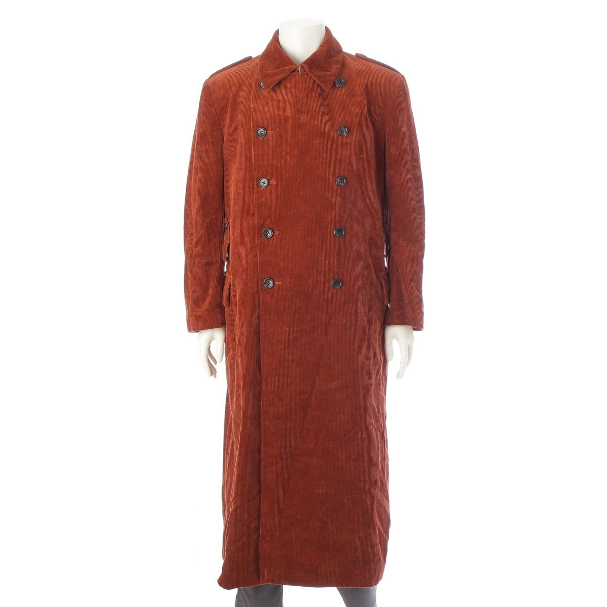 COMME des GARCONS HOMME cotton Tanaka Homme Corduroy Long coat outer GC-040270 Brown one size
