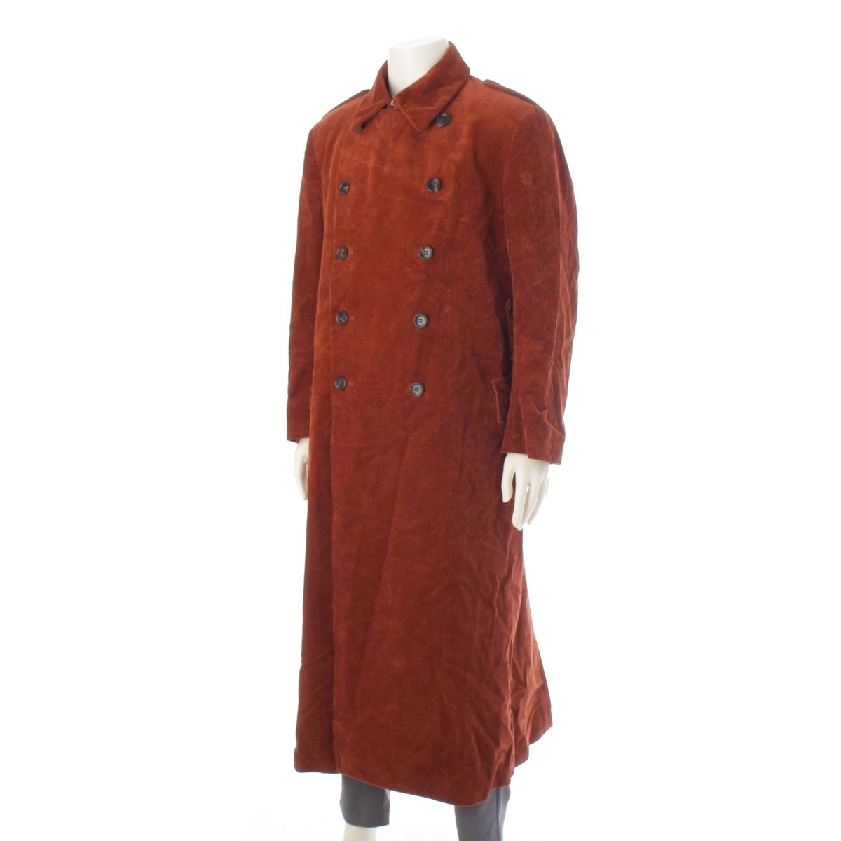 COMME des GARCONS HOMME cotton Tanaka Homme Corduroy Long coat outer GC-040270 Brown one size