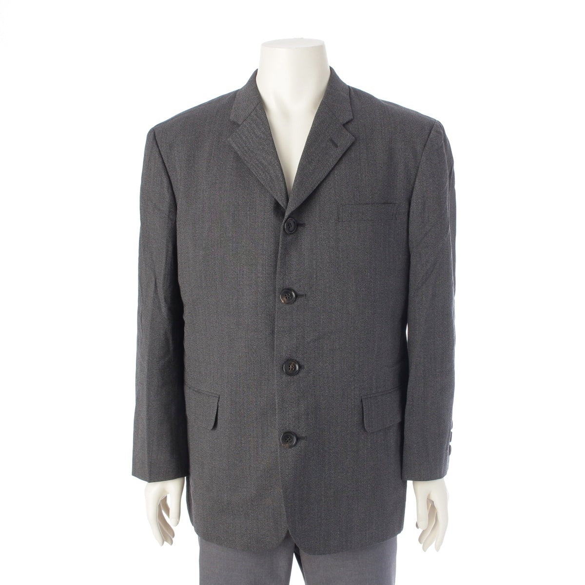 COMME des GARCONS HOMME wool tailored jacket outer HJ-10012M gray M