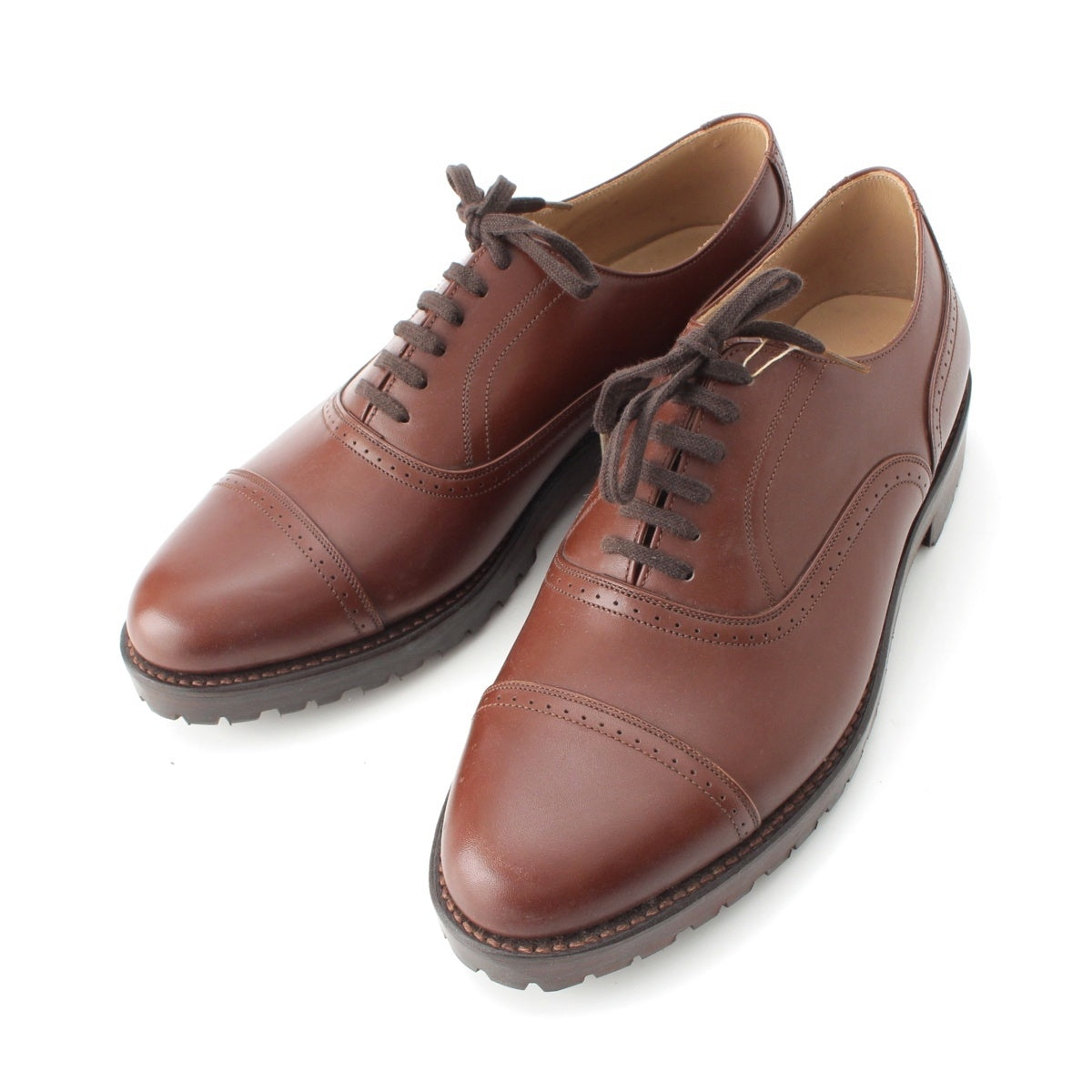 COMME des GARCONS HOMME leather Straight tip Dress shoes Brown 25 2/1