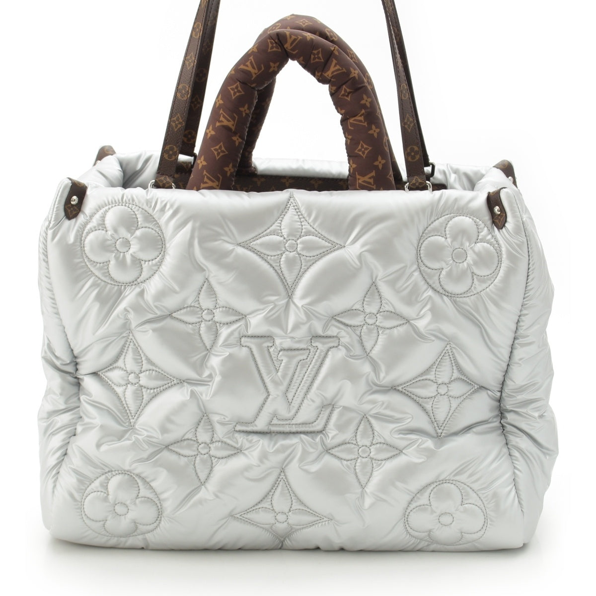 LOUIS VUITTON On-the-go GM LV pillow 2way Shoulder Tote Bag M21053 Silver