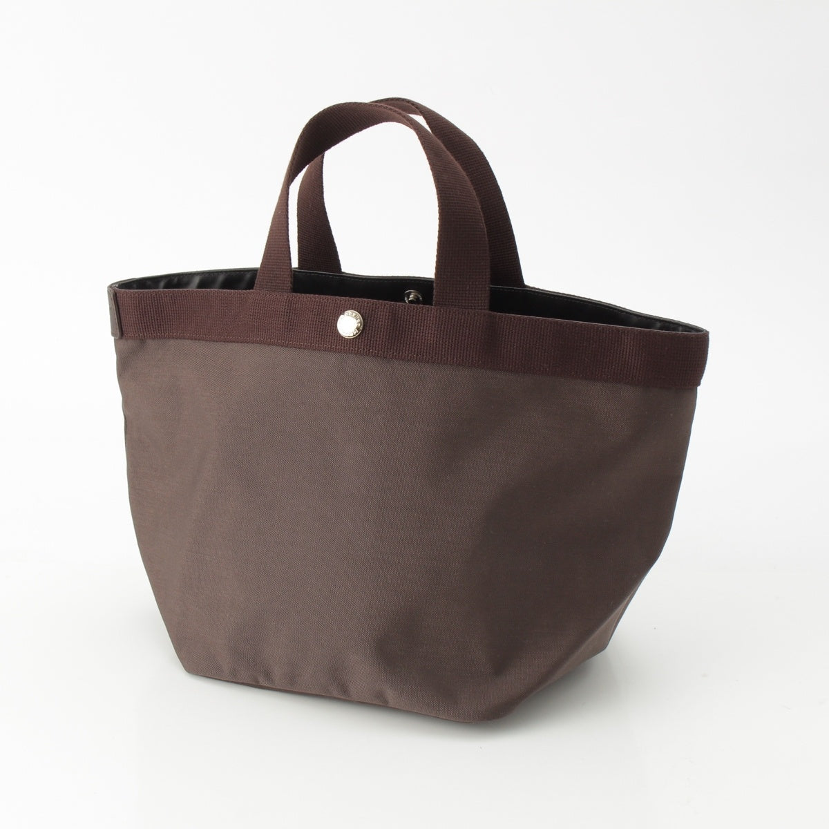 Herve Chapelier Cordura boat-shaped Tote Bag 707C Brown