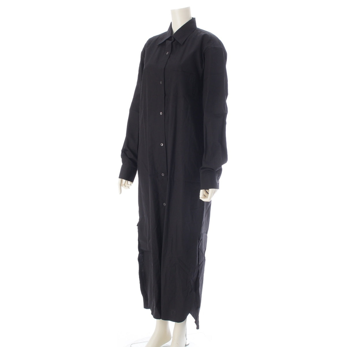 DRIES VAN NOTEN cotton Long shirt one piece black XS