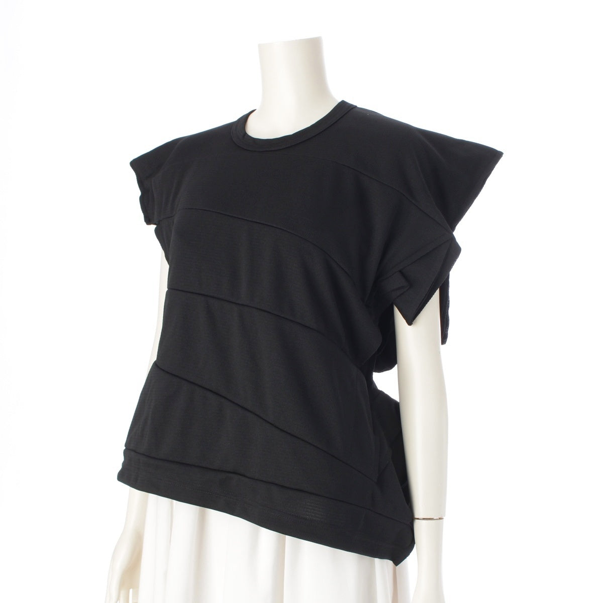 COMME des GARCONS Design French Sleeve Cut tops GL-T001 black XS