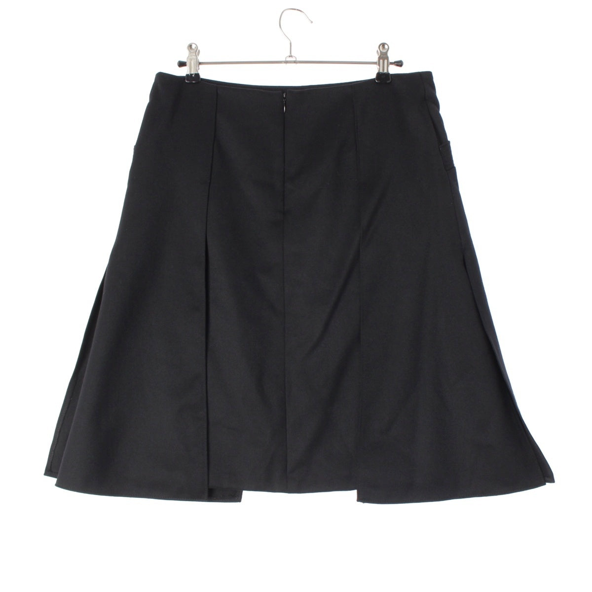 CHANEL 06A wool COCO Mark skirt Bottoms black 38