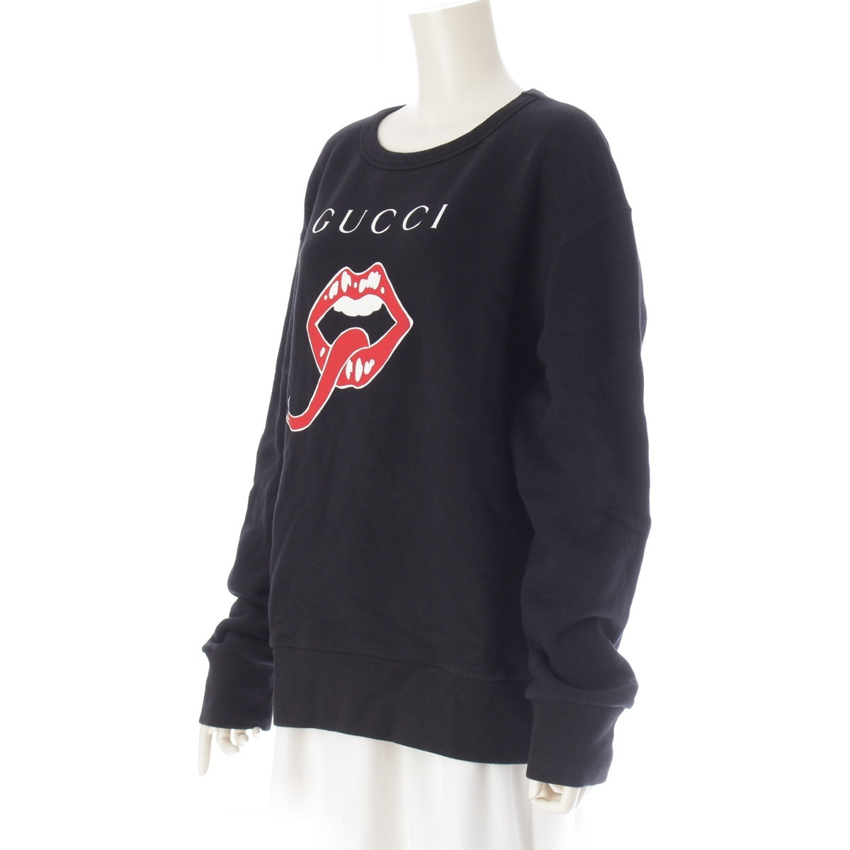 GUCCI cotton Mouse Trainer sweat tops 475532 black XS
