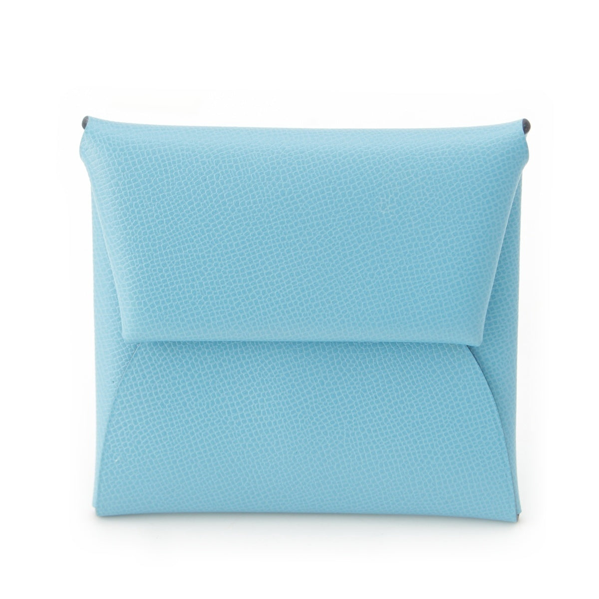HERMES Bastia Epsom Coin Pocket Coin case W stamped Light blue Sky blue