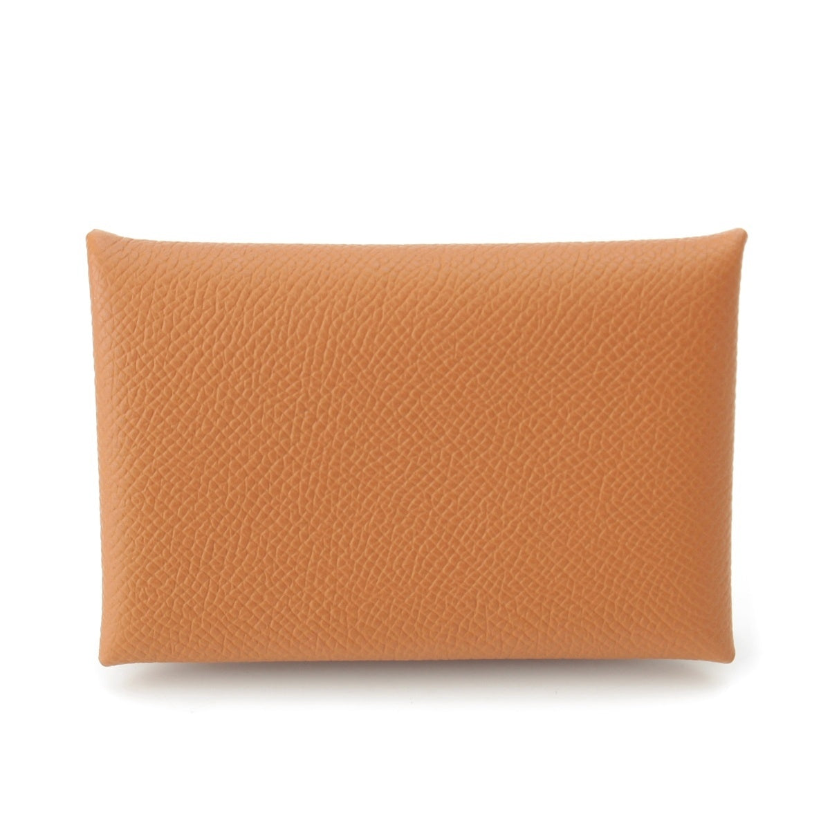 HERMES Calvi Epsom B stamped Card Case gold
