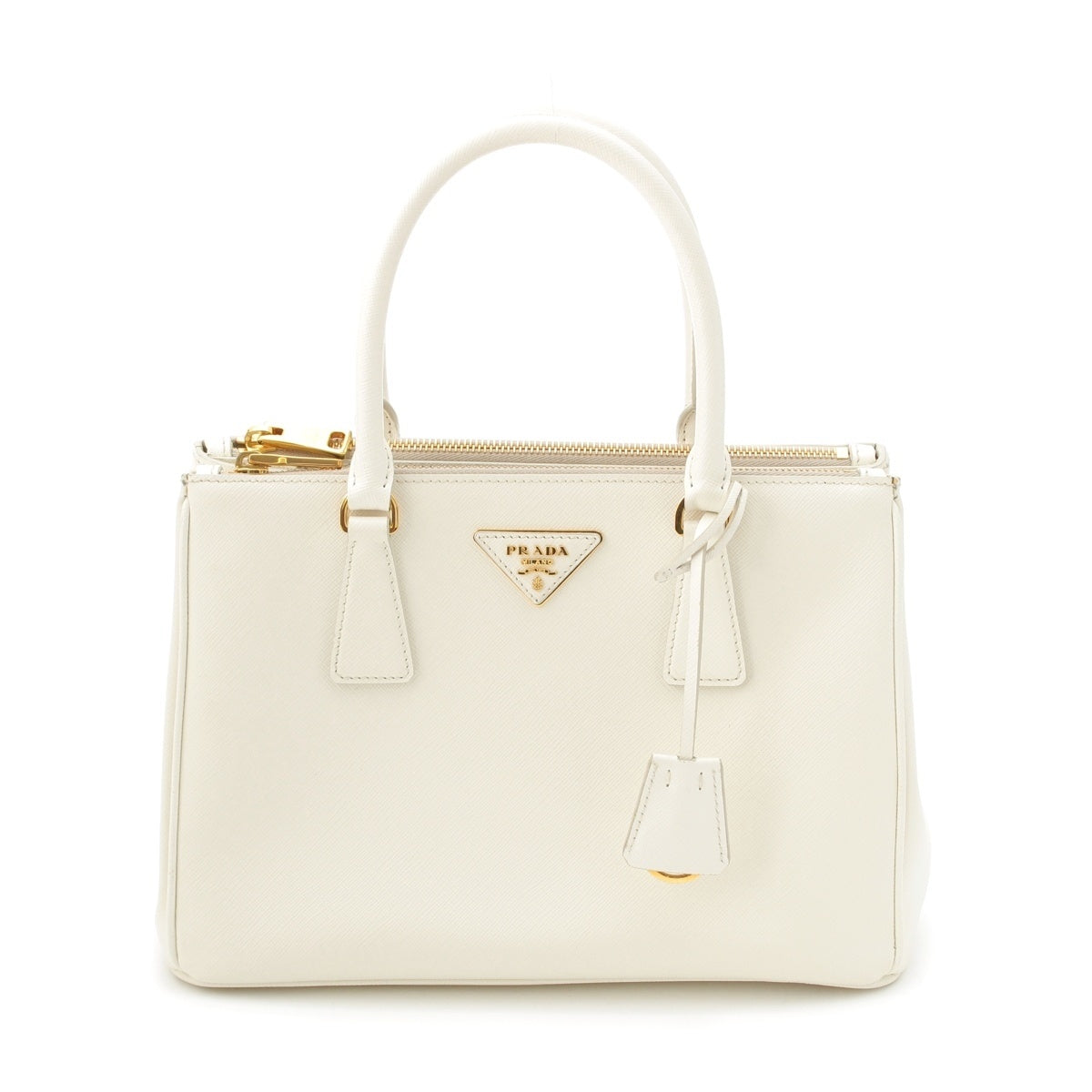 PRADA Galleria Handbag 1BA863 white