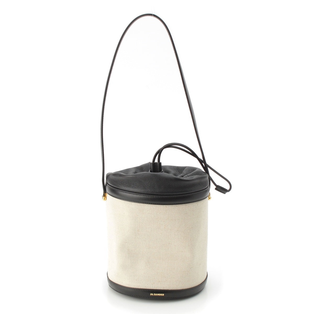 JIL SANDER Taos Bucket Small Shoulder Bag JSPU857616-WUB83006N White black