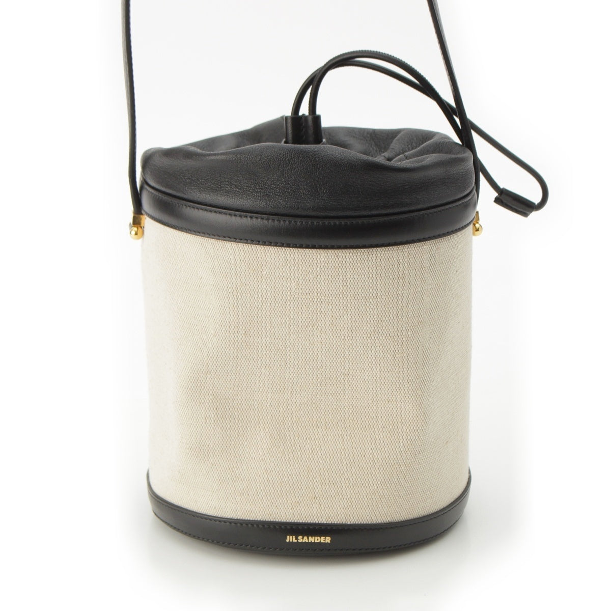 JIL SANDER Taos Bucket Small Shoulder Bag JSPU857616-WUB83006N White black