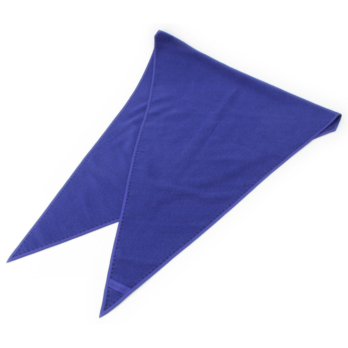 HERMES Los Angeles GM cashmere Triangle Stole Scarf blue