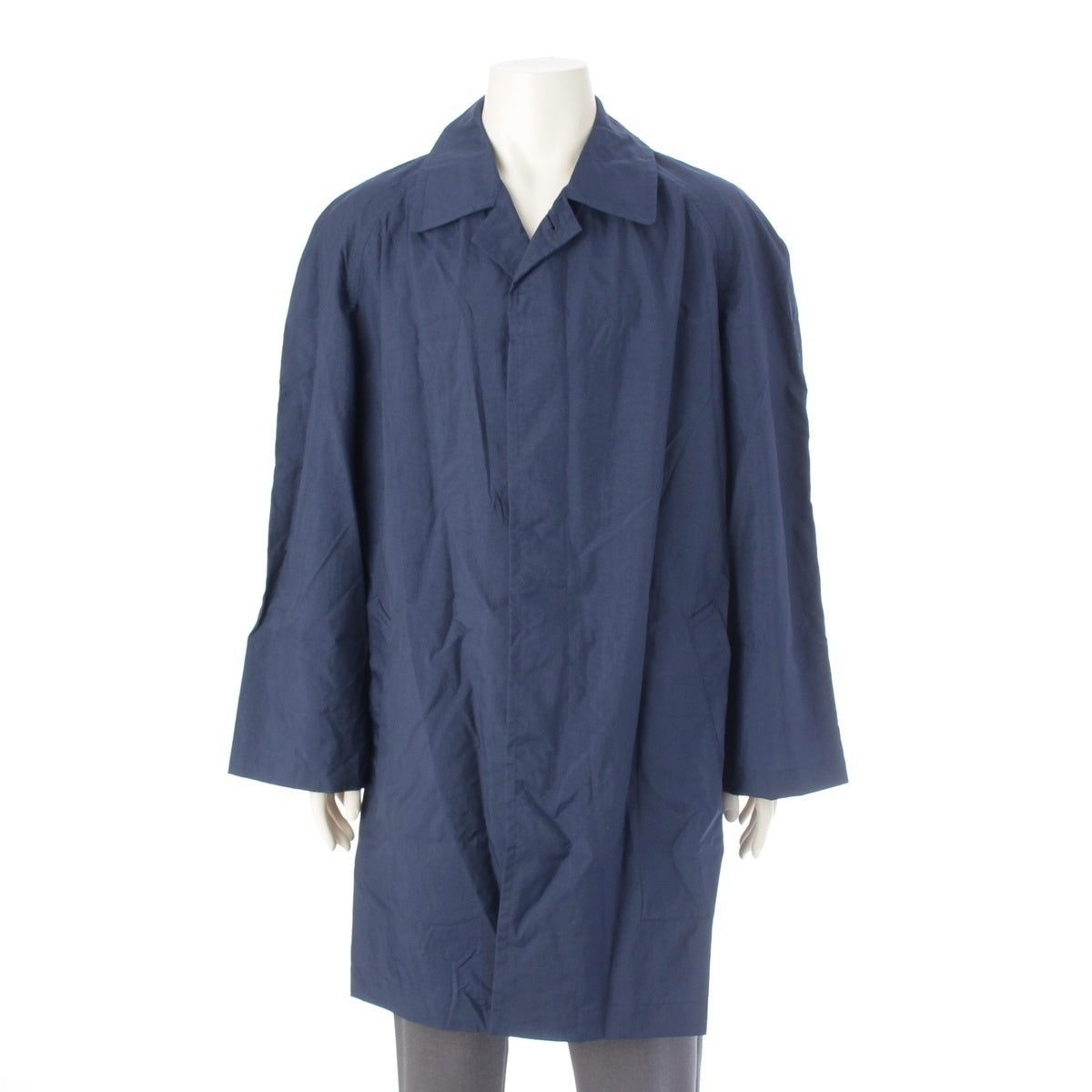 COMME des GARCONS shirt Stainless collar coat Navy M