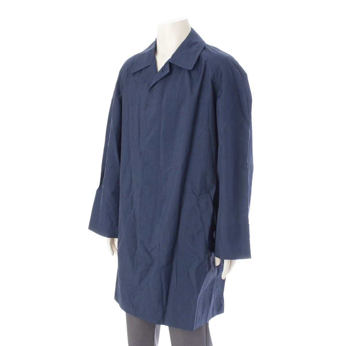 COMME des GARCONS shirt Stainless collar coat Navy M