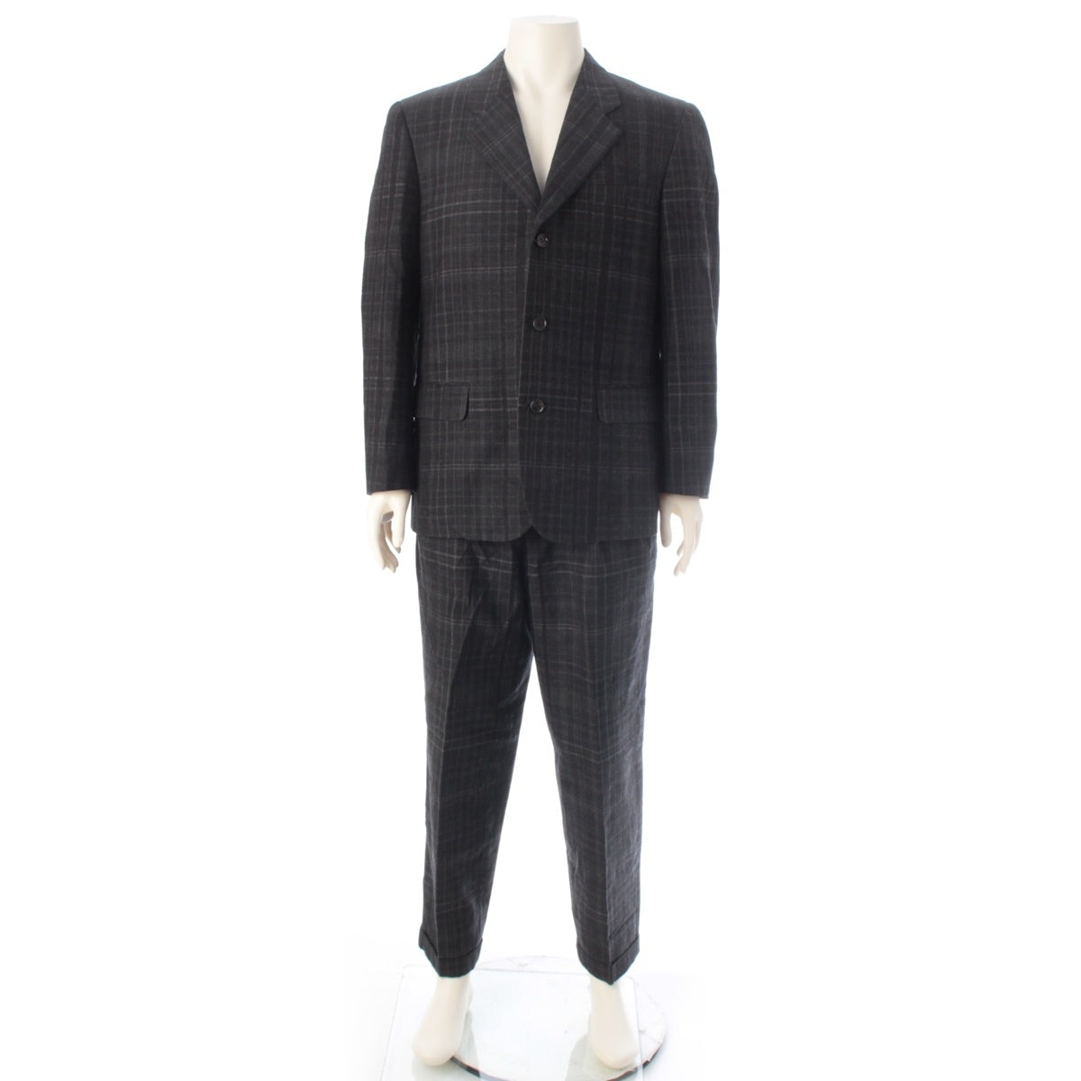 COMME des GARCONS HOMME Sample product check Pants setup Tops Bottoms Black gray system M