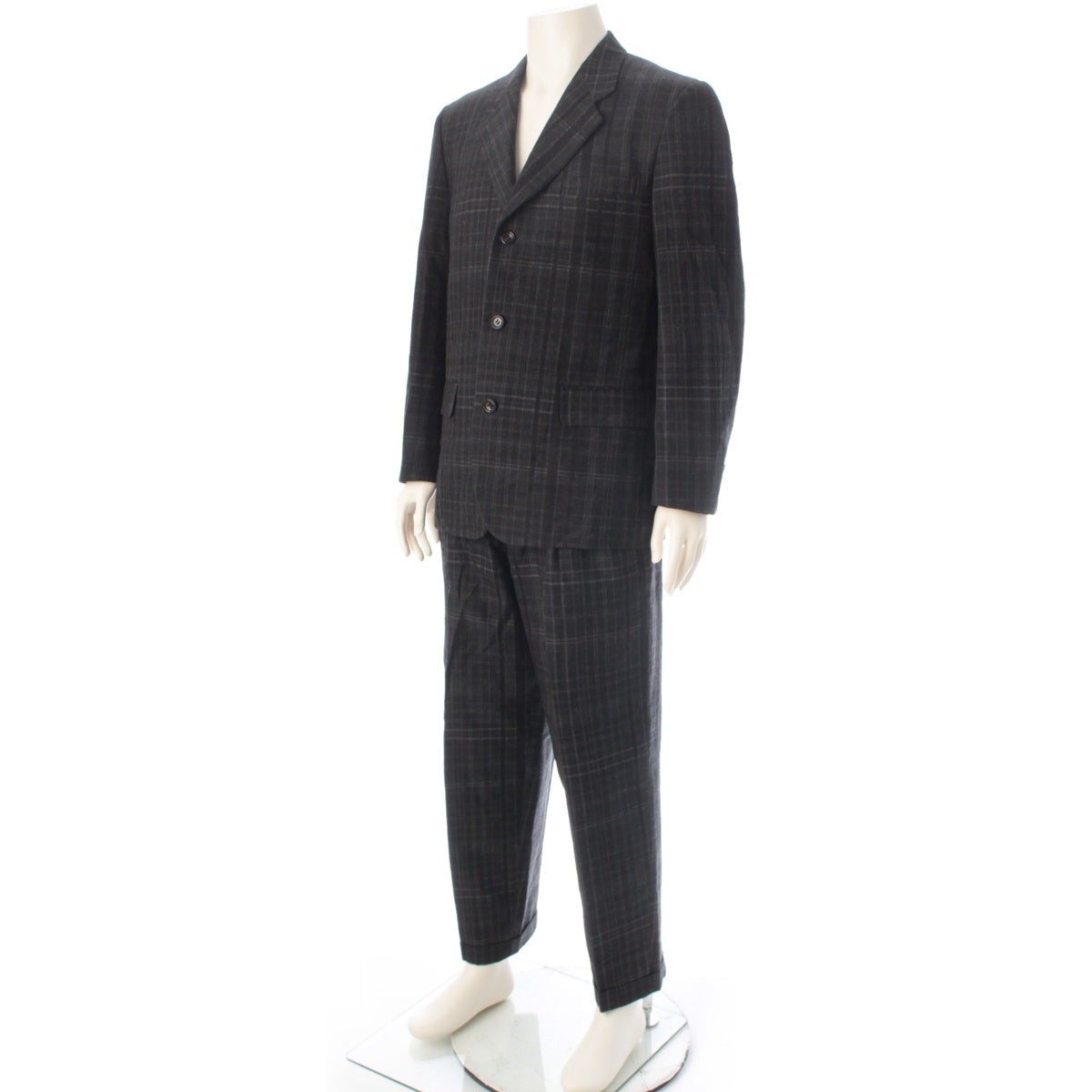 COMME des GARCONS HOMME Sample product check Pants setup Tops Bottoms Black gray system M