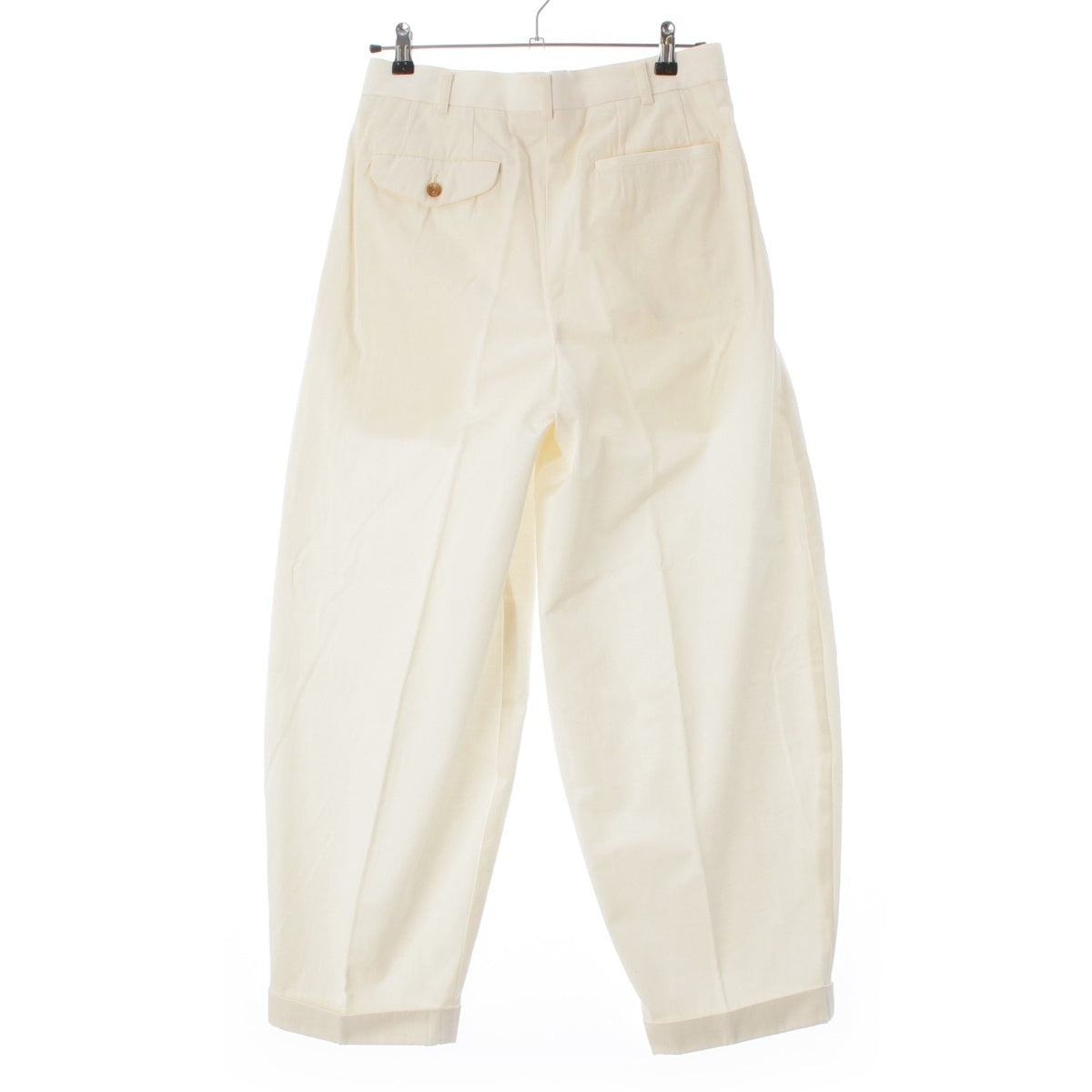 COMME des GARCONS HOMME PLUS Cotton polyester Fulling tapered Pants white S