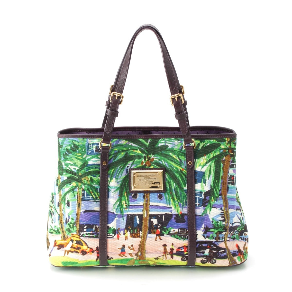 LOUIS VUITTON Eyeall hippo PM canvas Monogram Tote Bag M93771 multicolor