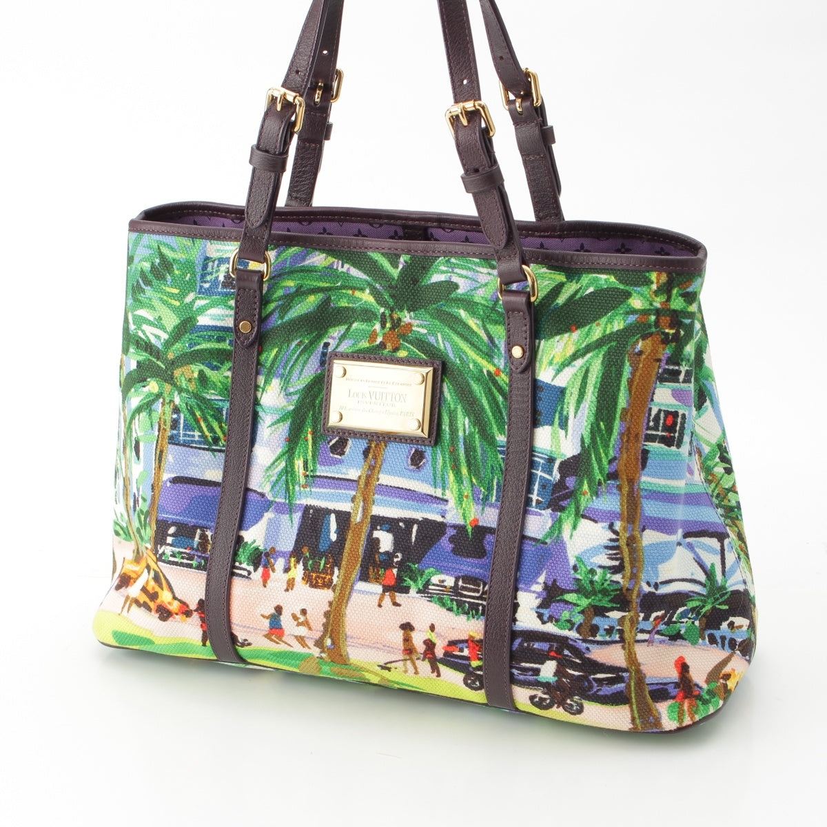 LOUIS VUITTON Eyeall hippo PM canvas Monogram Tote Bag M93771 multicolor