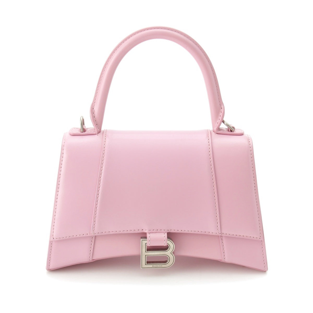 BALENCIAGA Hour Glass Small leather 2WAY Shoulder Handbag 593546 pink