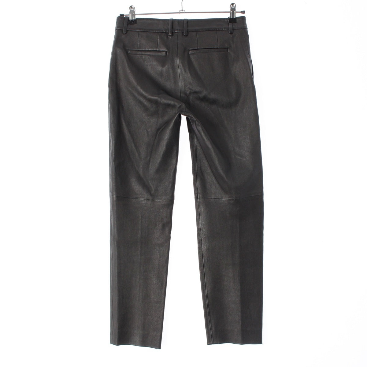 JOSEPH lambskin sheepskin leather Pants Bottoms JF004962 black 36