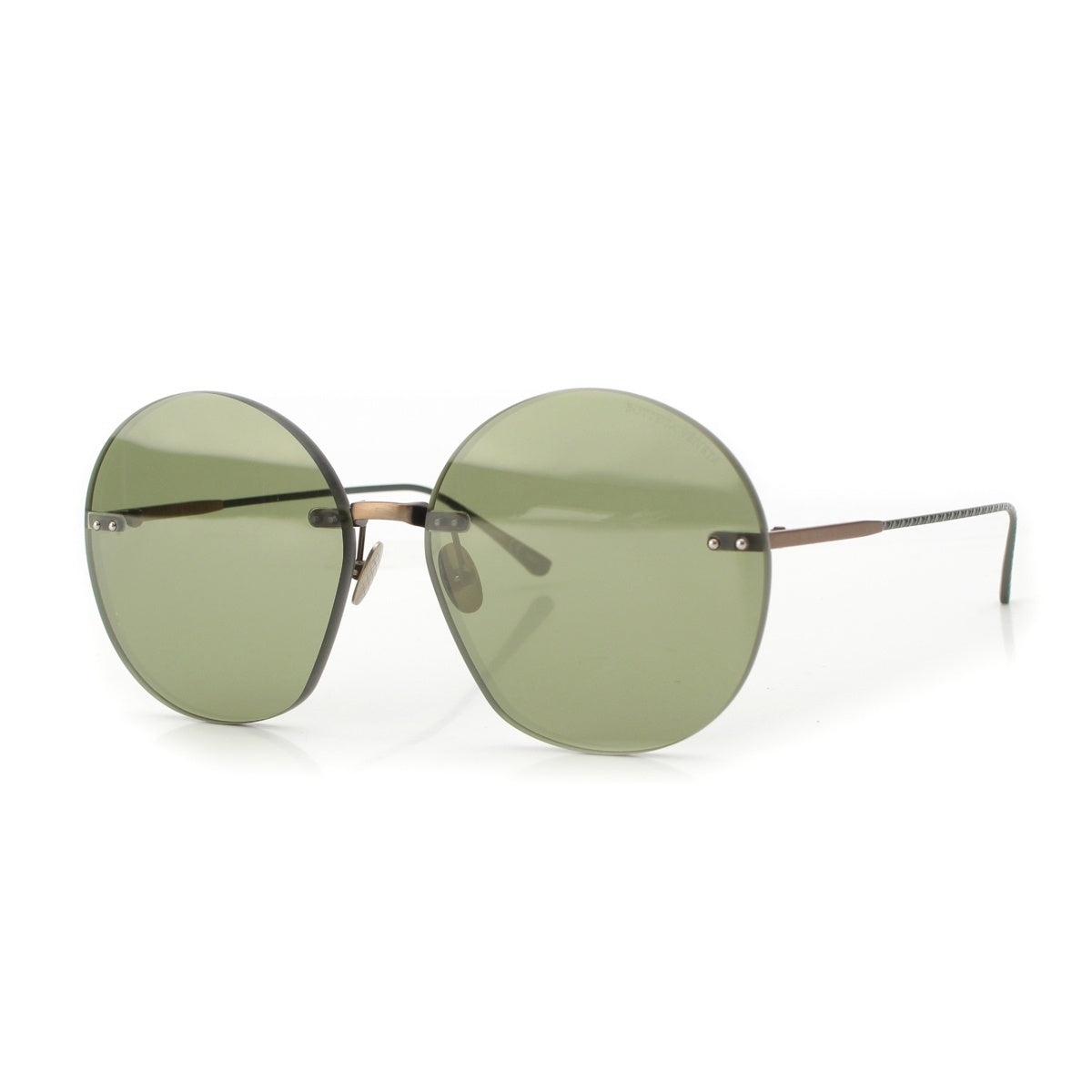 BOTTEGAVENETA Rimless sunglasses Eyewear BV0178S green 63□16