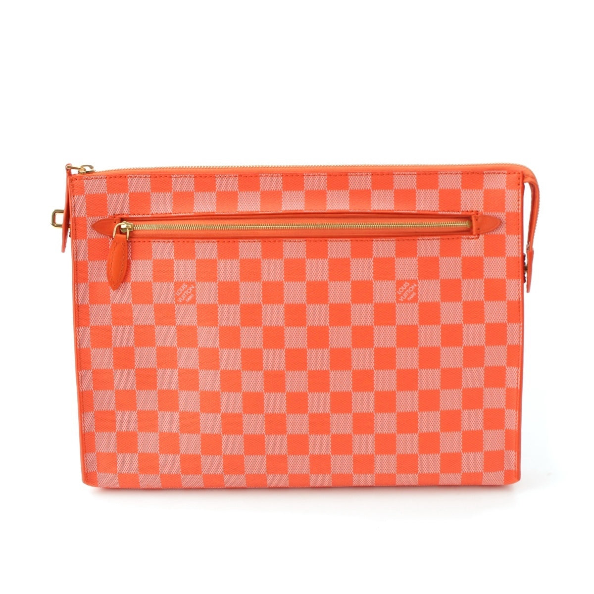 LOUIS VUITTON Damier Color Kit Clutch bag business bag N41314 Orange