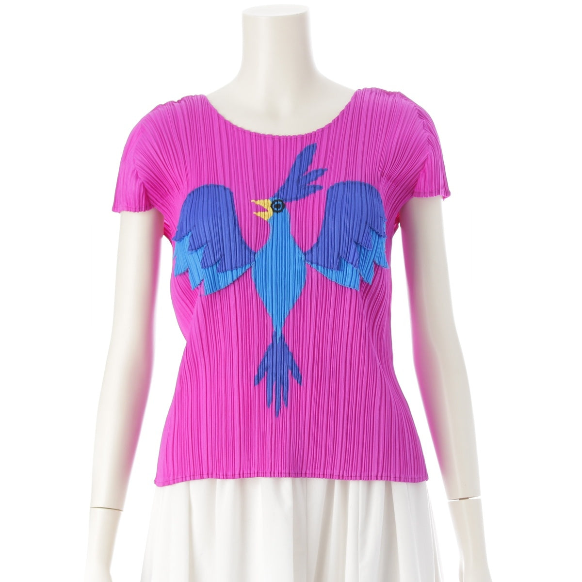 PLEATS PLEASE ISSEY Bluebird Cut tops PP33-JK692 purple 3