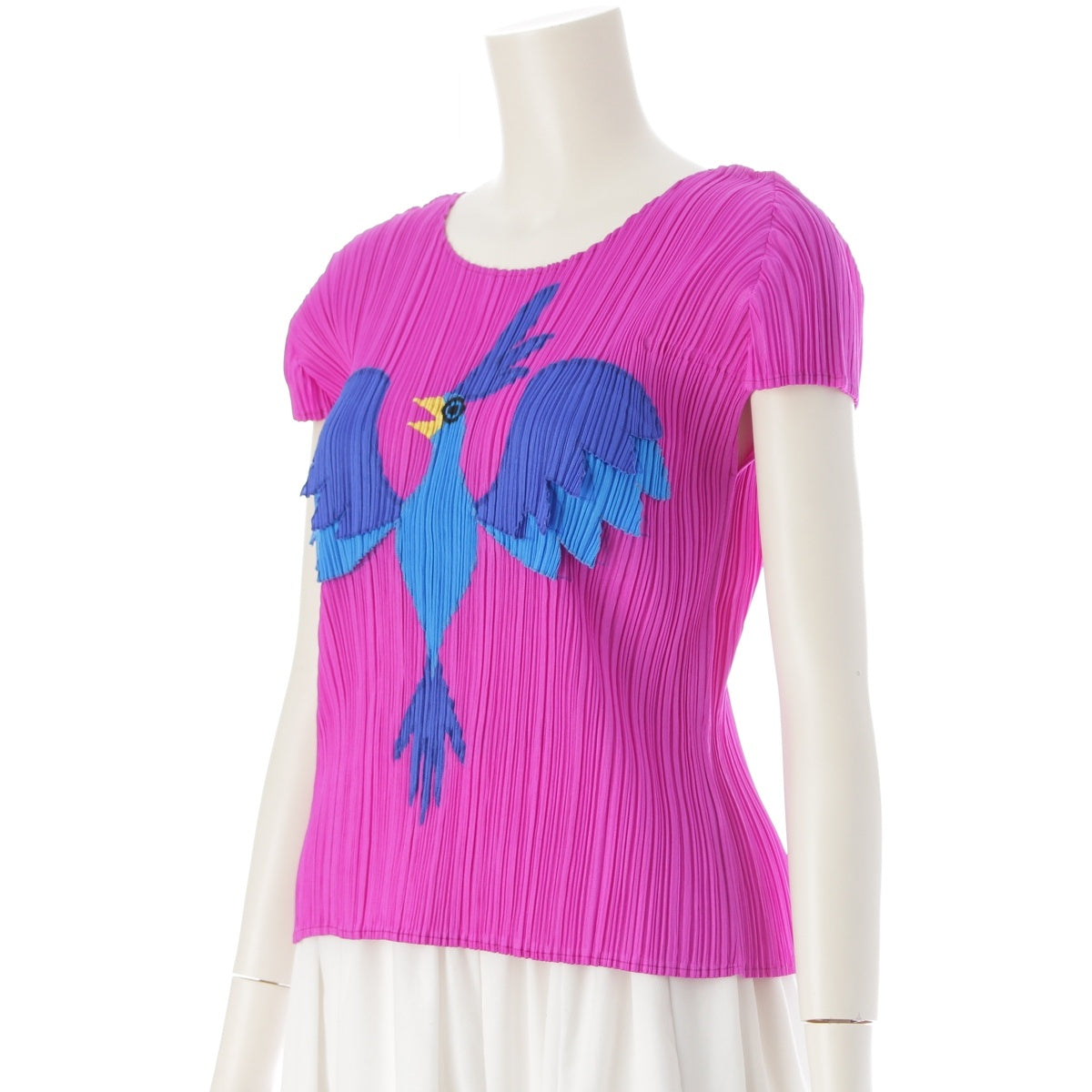 PLEATS PLEASE ISSEY Bluebird Cut tops PP33-JK692 purple 3