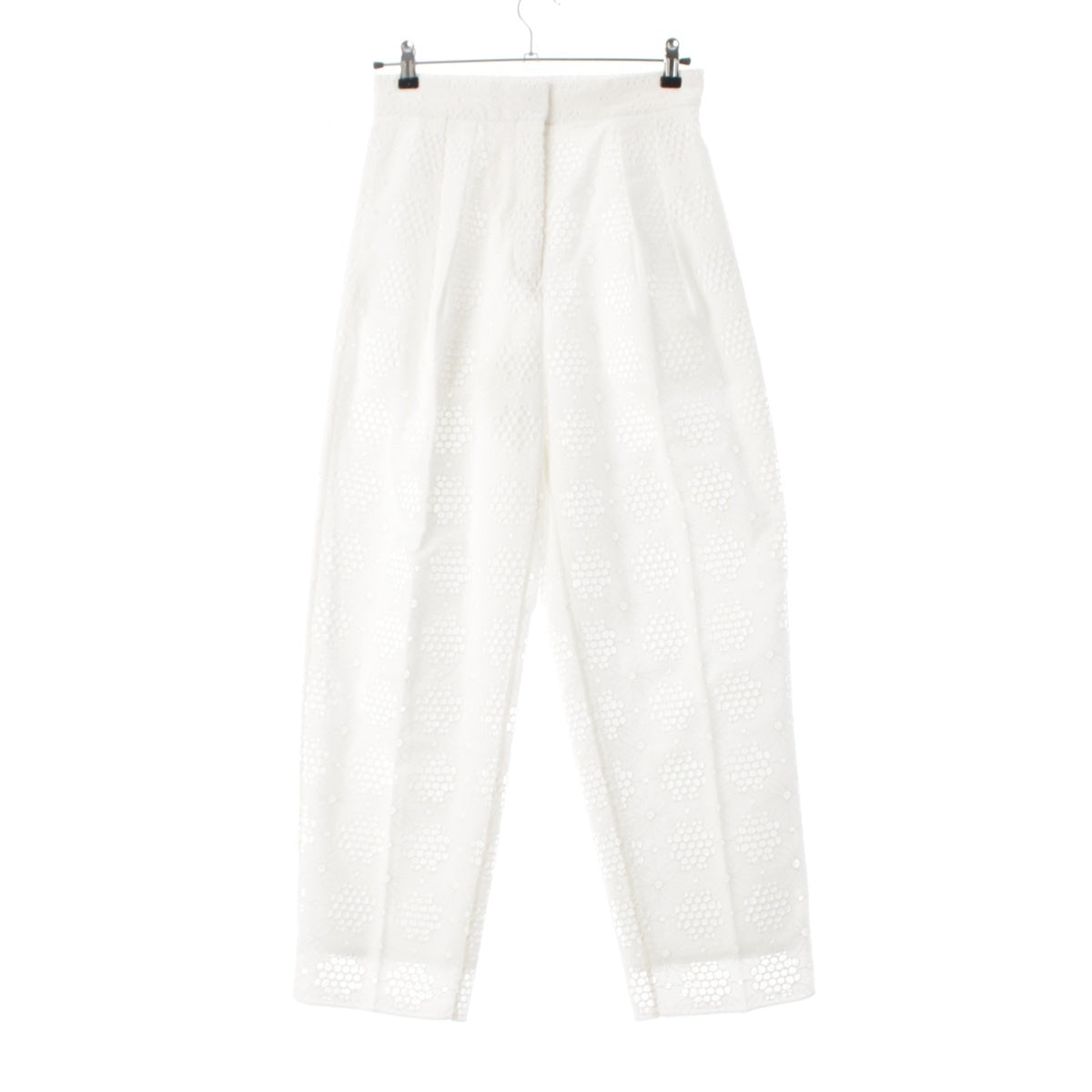 ebure cotton embroidery lace Pants Bottoms white 38