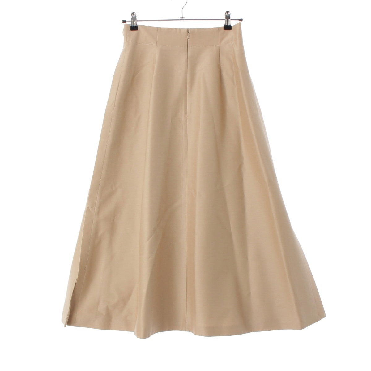 ebure Wool silk Flare skirt beige 38