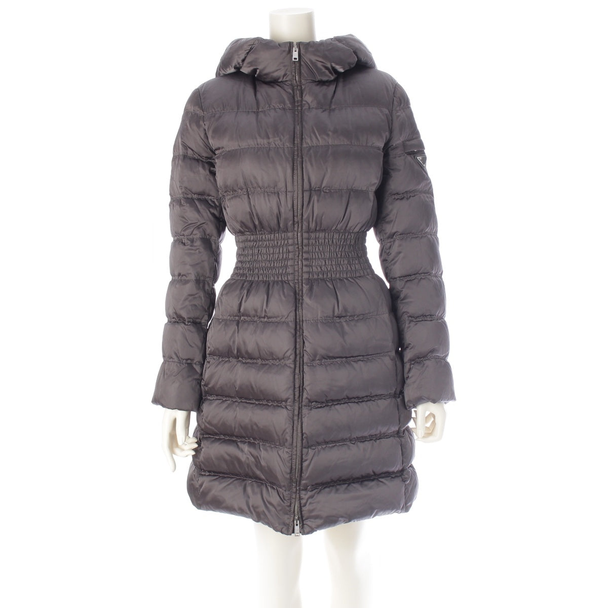 PRADA down coat outer 29B364 R152 gray 38