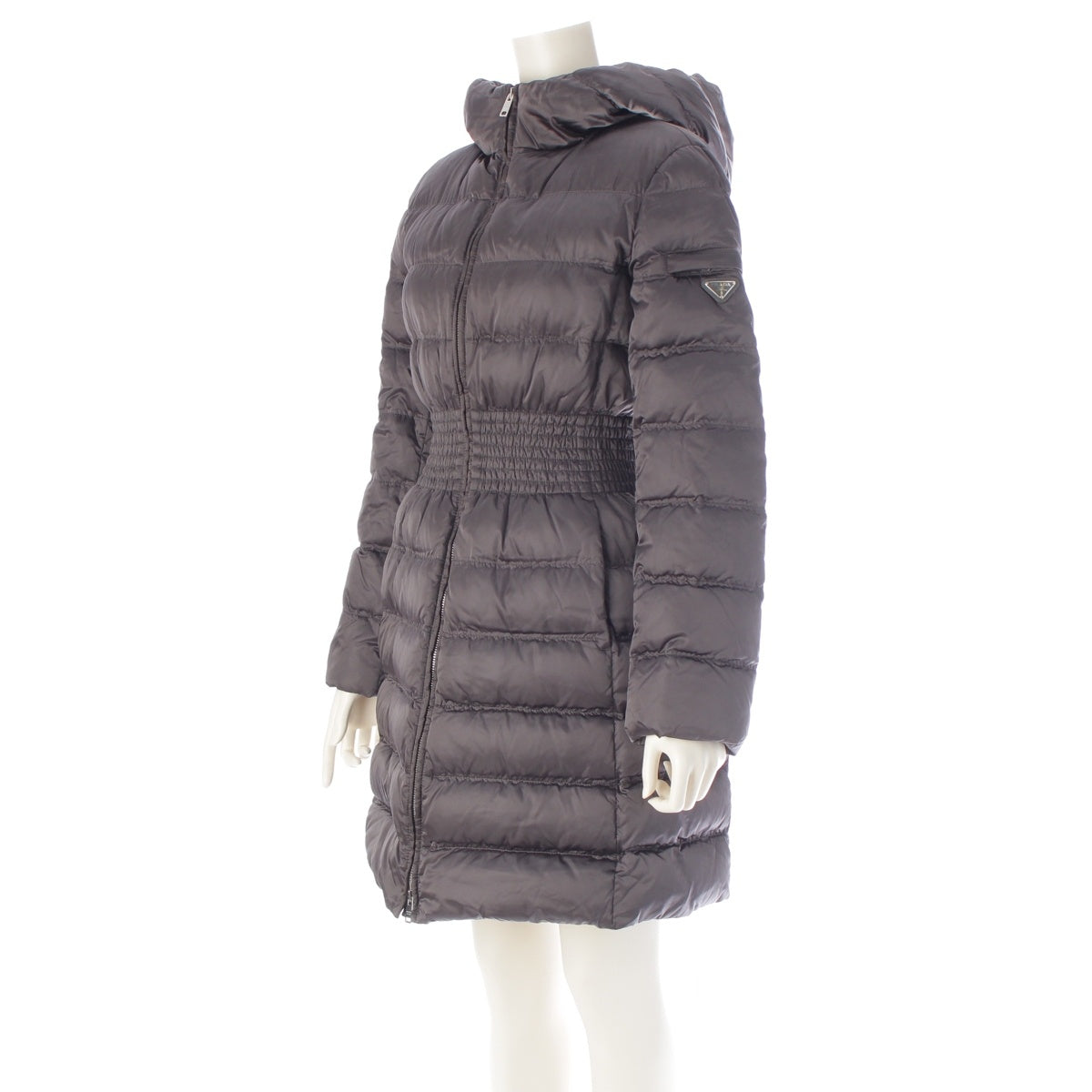 PRADA down coat outer 29B364 R152 gray 38