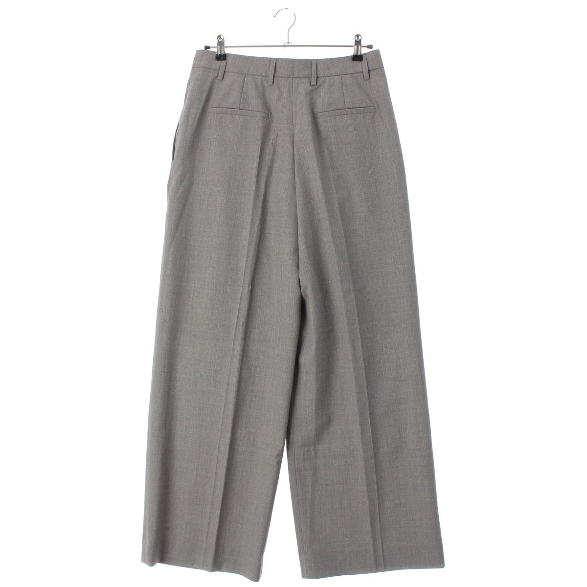 PRADA Virgin wool Tuck pants Pants DNA91E gray 42