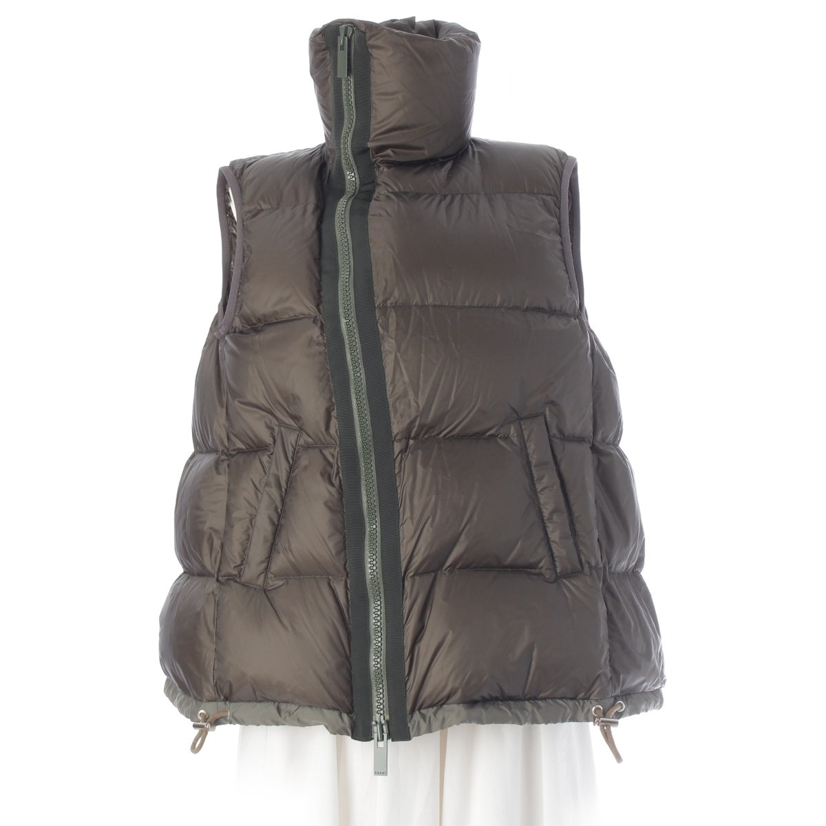 Sacai Puffer Vest Down Vest Down vest SCW-038 khaki 1