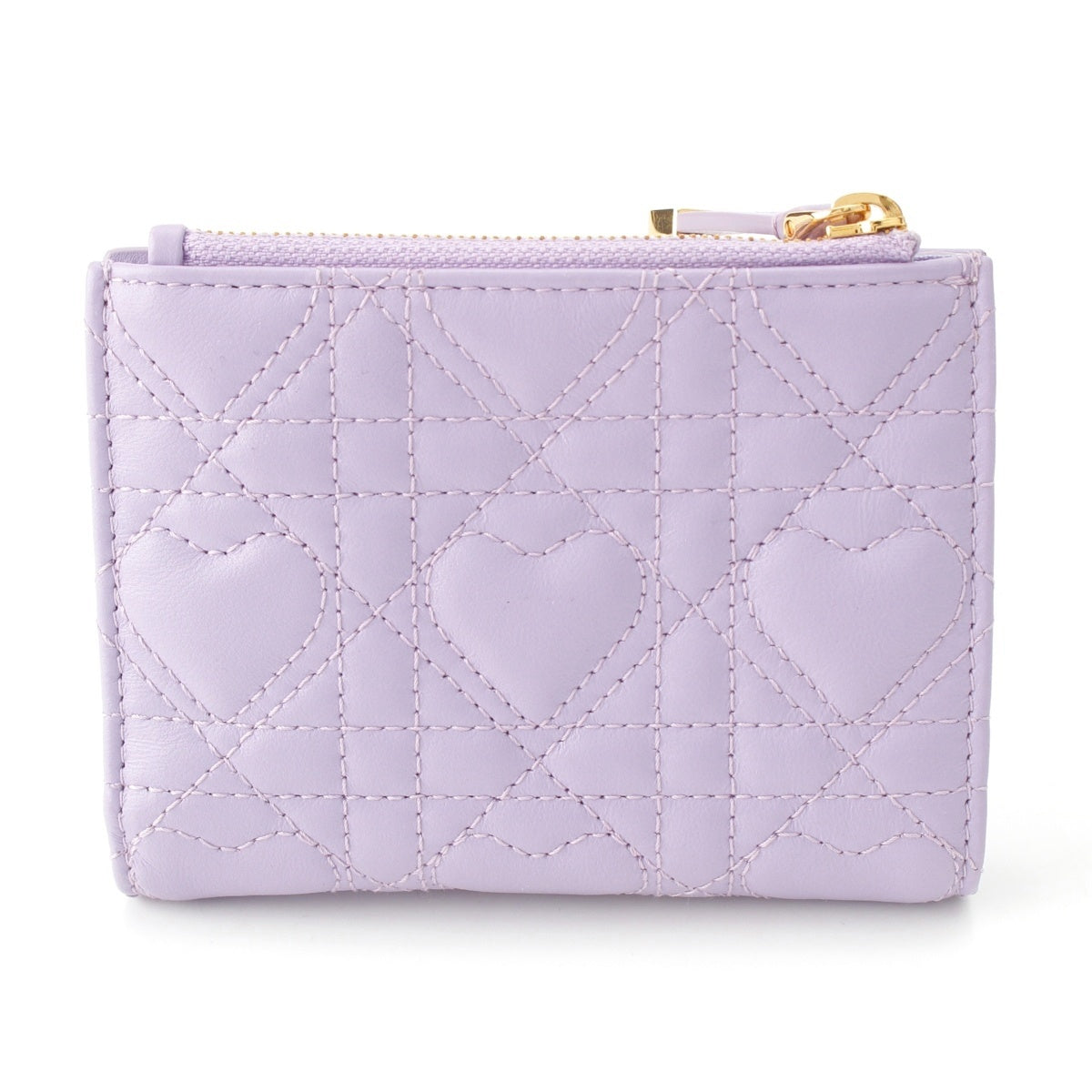 Dior Jolie Dahlia Heart Cannage Bifold Wallet Bifold Wallet S3113UNQN401U lavender