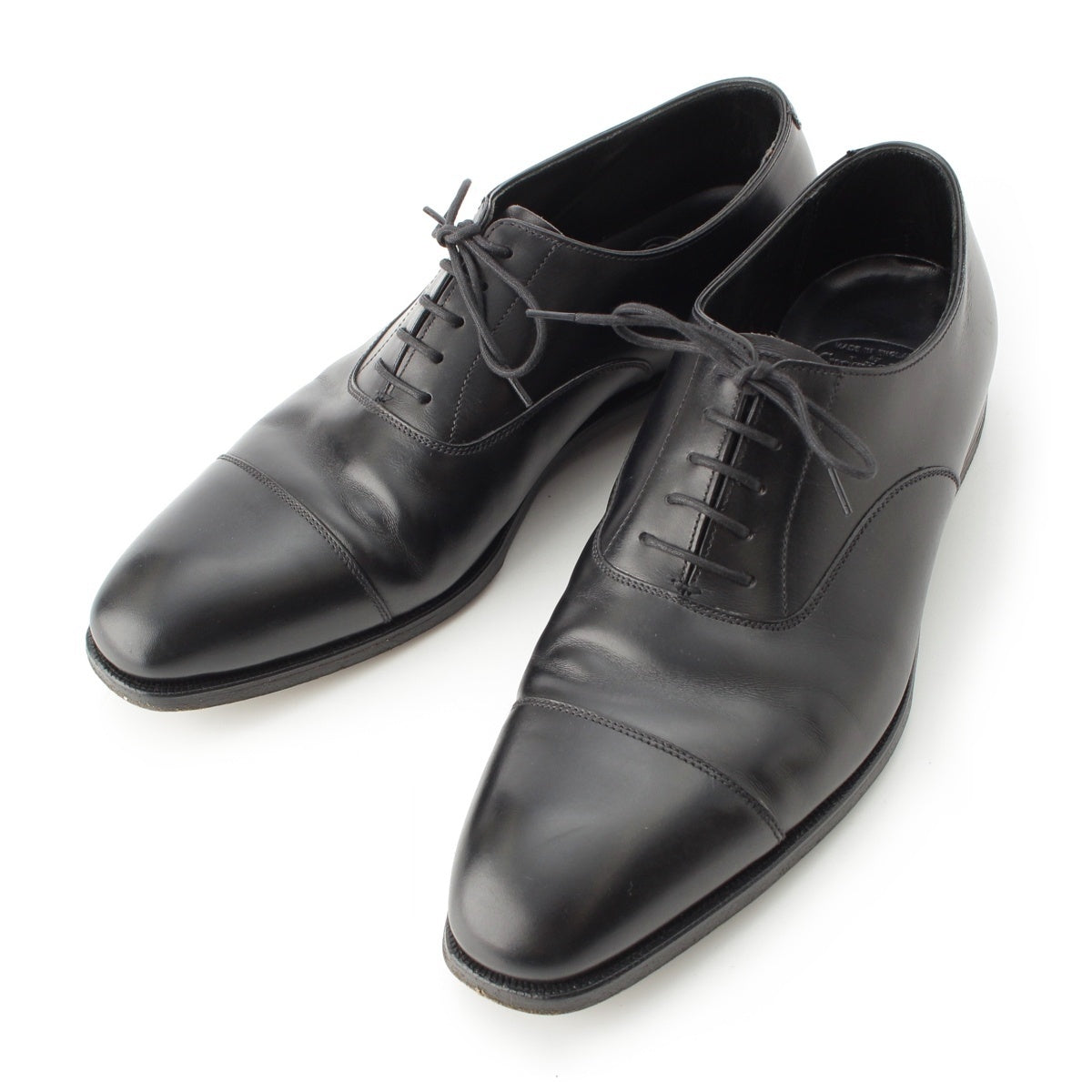 CROCKETT&JONES AUDLEY Audrey leather oxford lace up Dress shoes black 71/2
