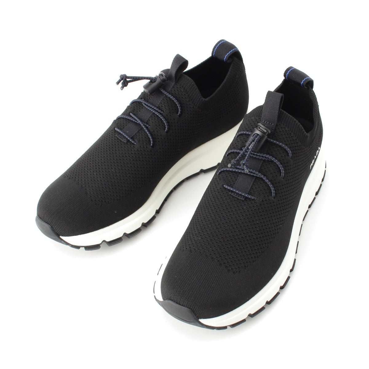 PRADA knit Low-cut socks sneakers shoes 2S2953 black 7.5