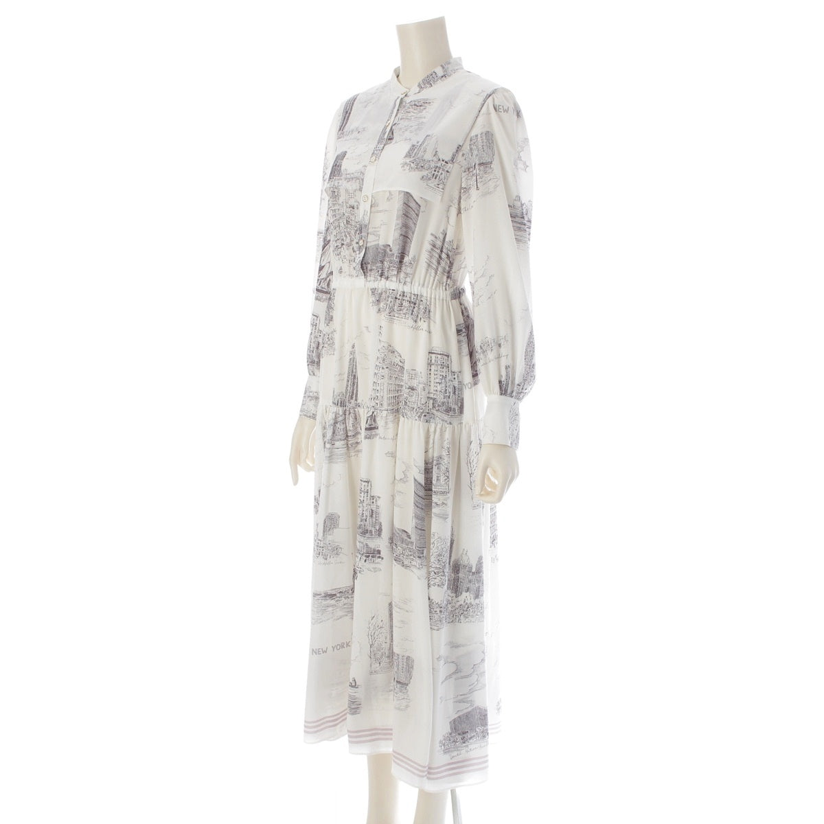 Diagram Grace Continental New York Print one piece 03221 white 36