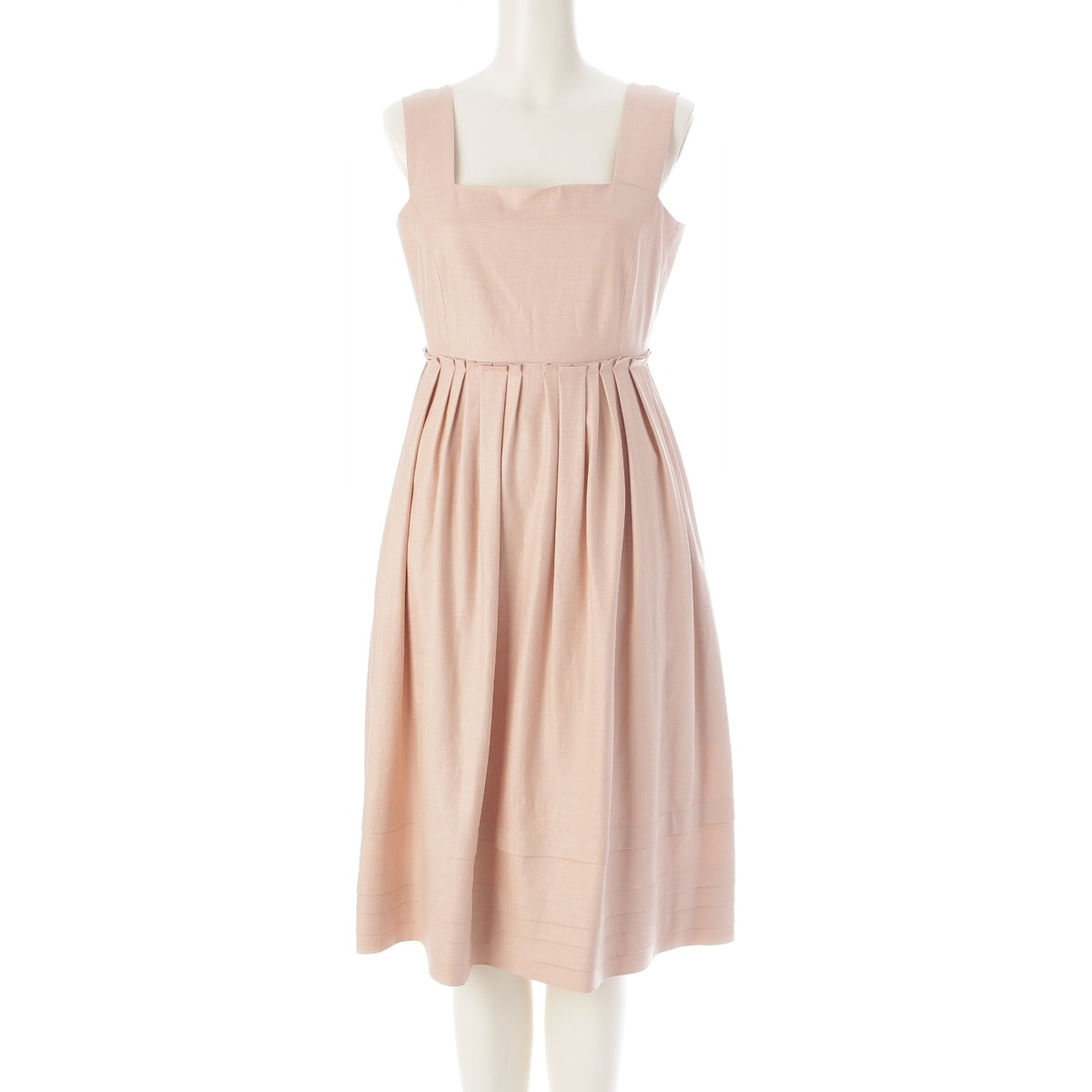 FOXEY Josephine Tuck switch design sleeveless one piece dress 39926 pink 38