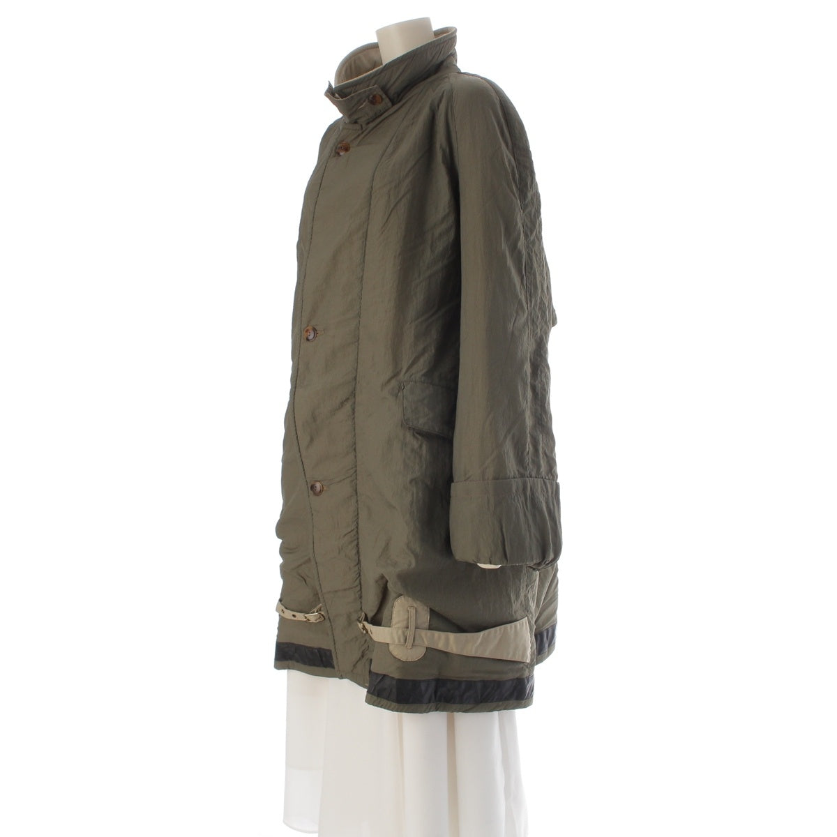 C.P.Company Massimo Osti long Military jacket Coat outer Khaki green beige