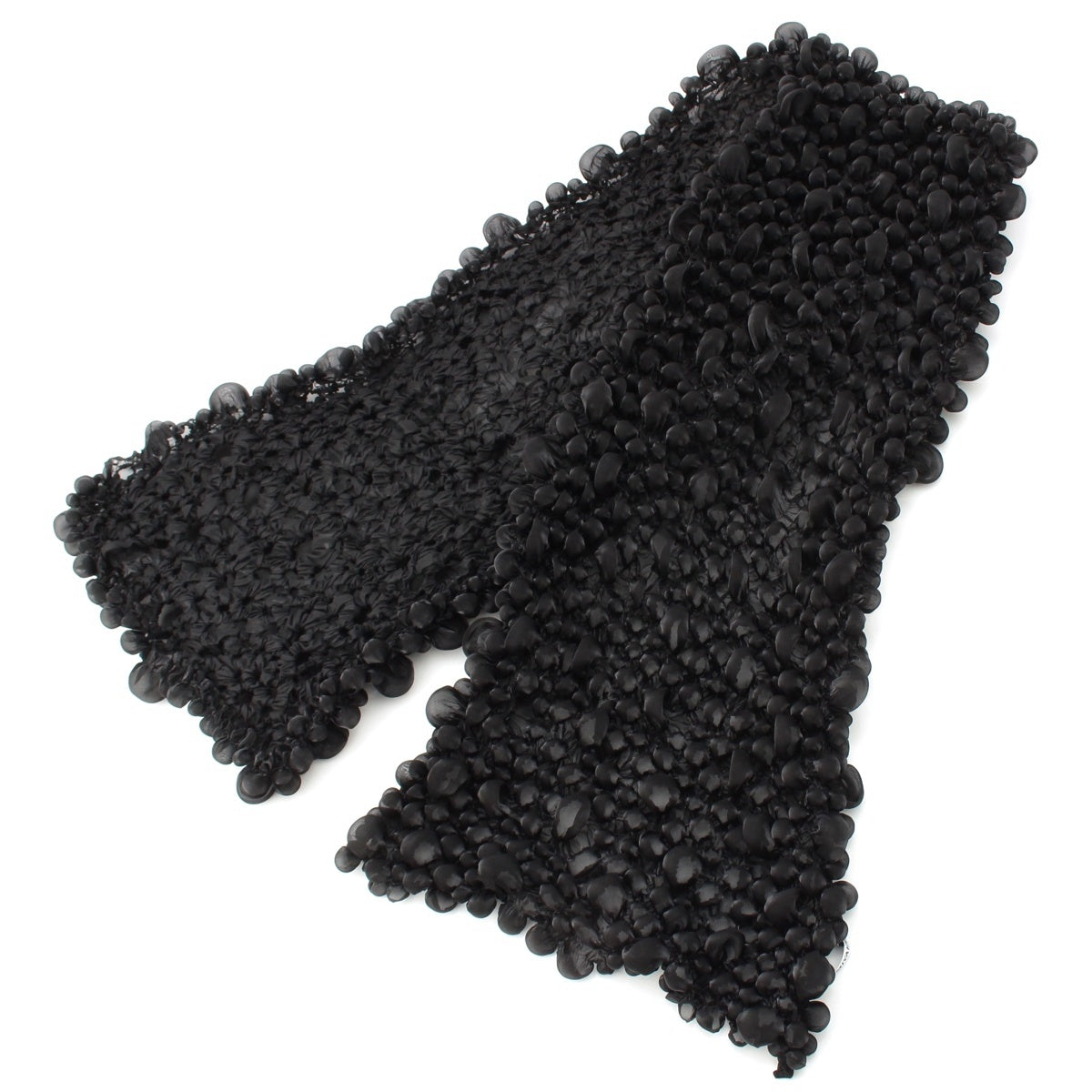 ISSEY MIYAKE 3D Stall shawl black