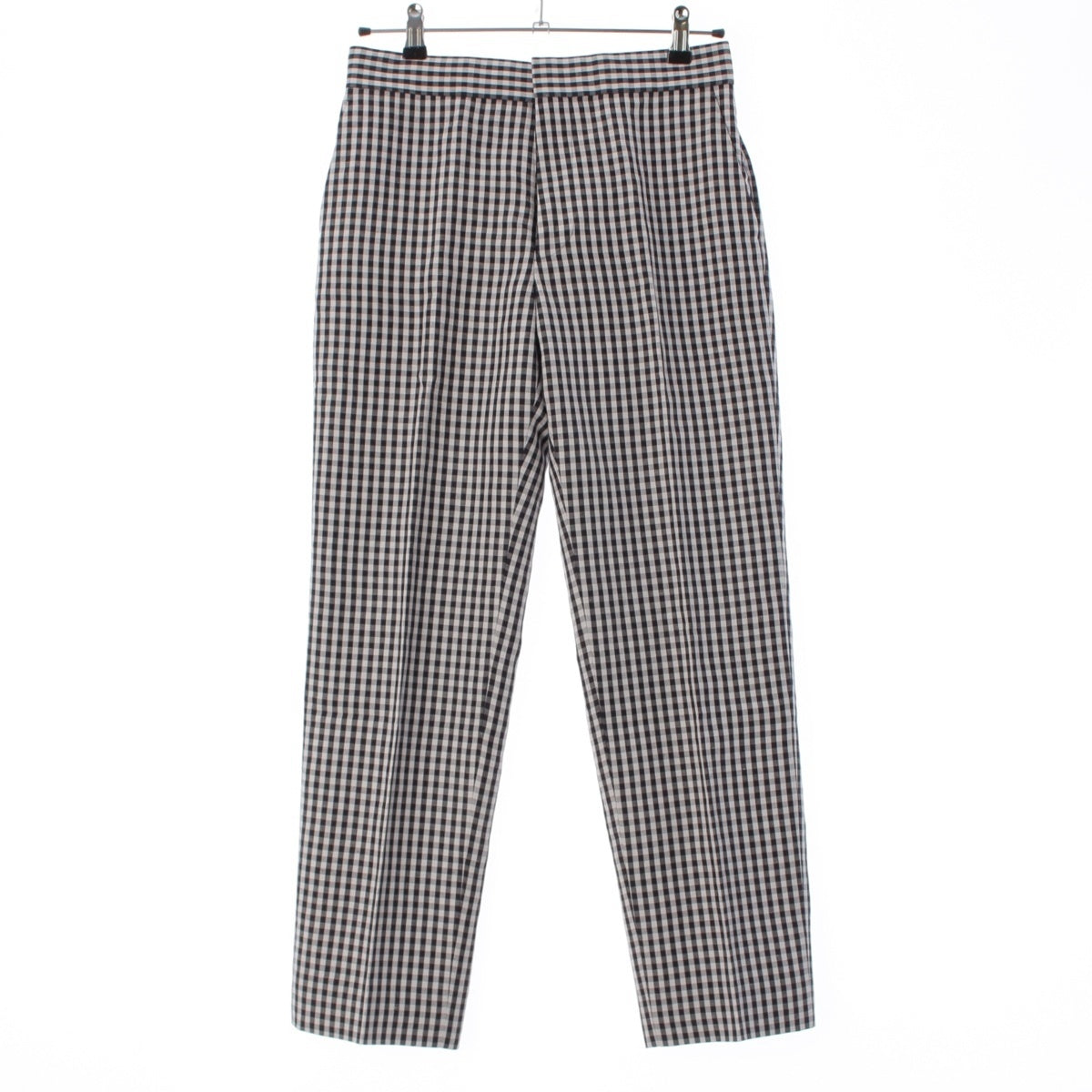 Drawer M.SUMMER 1 gingham check slacks Pants Bottoms 6514-236-1532 Black White 36