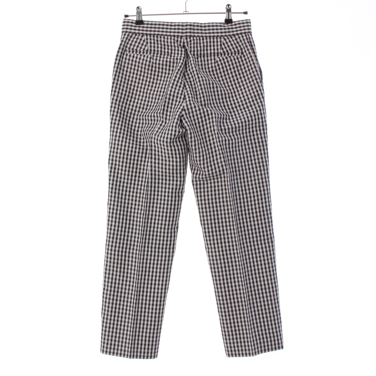 Drawer M.SUMMER 1 gingham check slacks Pants Bottoms 6514-236-1532 Black White 36
