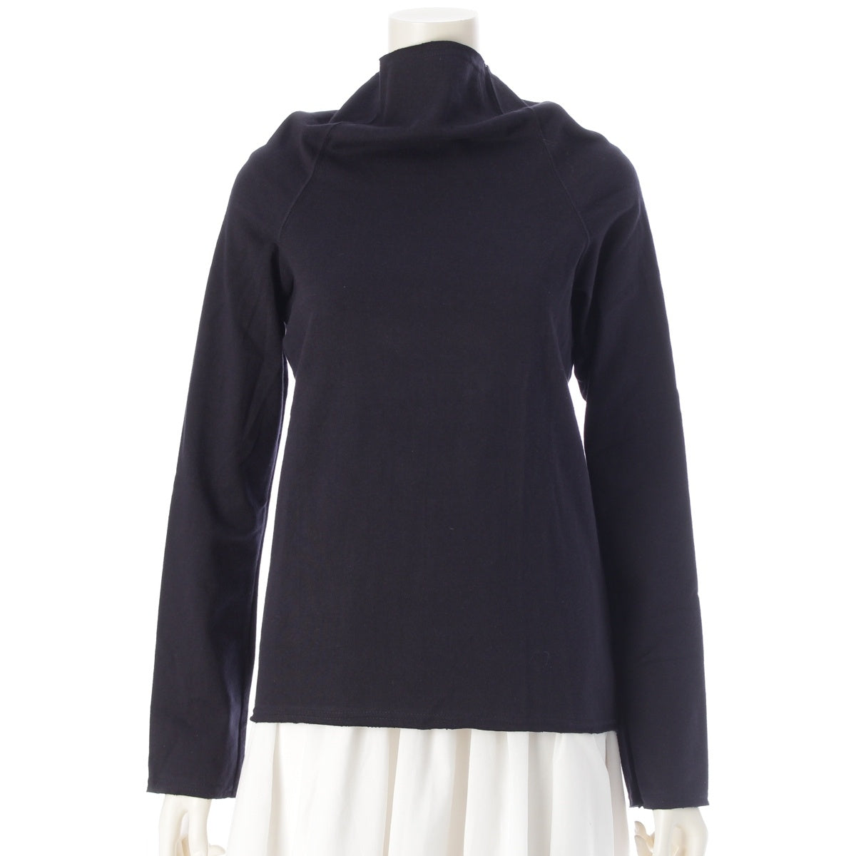 COMME des GARCONS cotton Long sleeve turtleneck Cut tops GI-T062 black