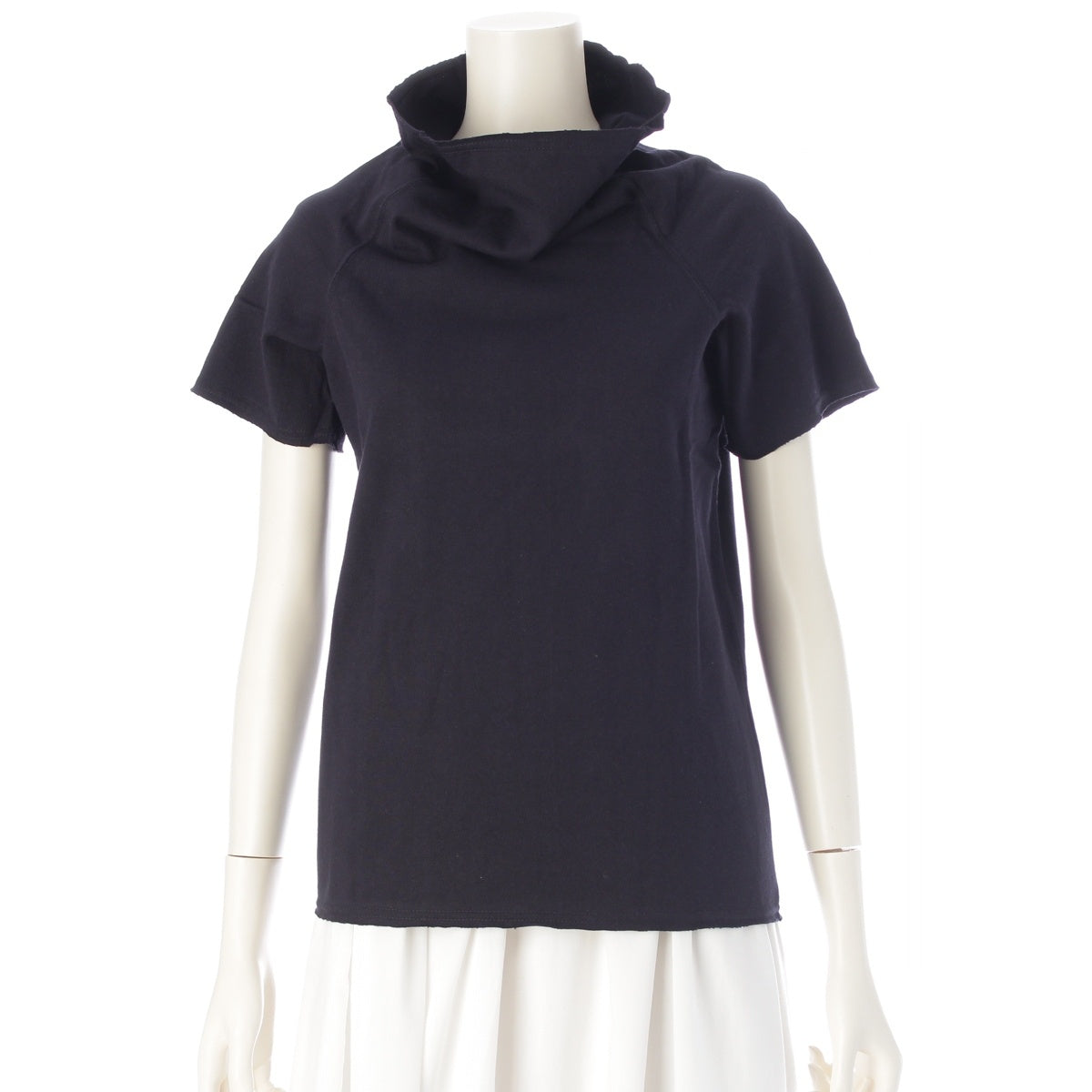 COMME des GARCONS cotton Short Sleeve Turtleneck Cut tops GI-T061 black